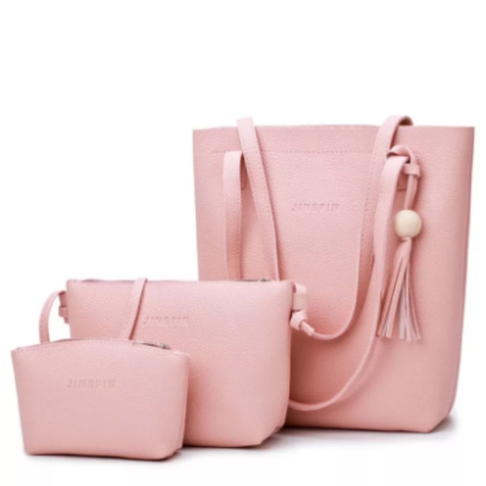 🔆 NEW - Pink Tote Set of 3